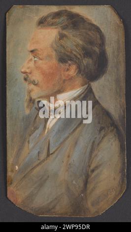 Raffigurazione documentata di Joachim Plewako (1803-1858) da Siwica e Kozczyzna, catturata da Stegewicz nel 1848. Foto Stock