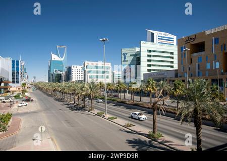 La bellissima e iconica Torre del Regno di Riyad Foto Stock