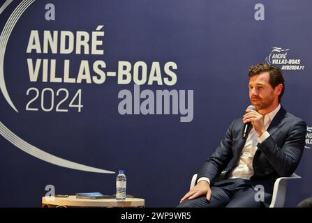 Porto, Portogallo. 5 marzo 2024. Porto, 03/05/2024 - FC Porto - André Villas-Boas - sessione dedicata alla revisione del rapporto consolidato e dei conti del SAD di FC Porto, presso la sede di candidatura di André Villas Boas. André Villas-Boas. (José Carmo/Global Imagens) credito: Atlantico Press/Alamy Live News Foto Stock