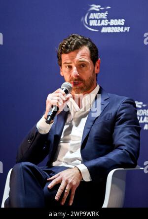 Porto, Portogallo. 5 marzo 2024. Porto, 03/05/2024 - FC Porto - André Villas-Boas - sessione dedicata alla revisione del rapporto consolidato e dei conti del SAD di FC Porto, presso la sede di candidatura di André Villas Boas. André Villas-Boas. (José Carmo/Global Imagens) credito: Atlantico Press/Alamy Live News Foto Stock