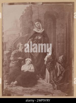 Fotografia: Ignacy Jasiński (1833-1878), 'Jałmużna'; in: Album di Ignacy Jasiński; circa 1880 (1875-00-00-1895-00-00-00-00); Foto Stock