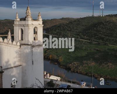 Igreja Matriz del municipio de Mértola, en la región del Alentejo, Portogallo Foto Stock