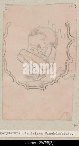 La caricatura di Stanisław Czachórski di Władysław Czachórski mostra il soggetto con una barba, a tutta lunghezza e in stile ritratto maschile. Foto Stock