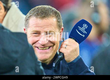 Max Eberl , Sportvorstand und Manager FC Bayern nel turno di 16 partite FC BAYERN MUENCHEN - LAZIO ROM 3-0 di calcio UEFA Champions League nella stagione 2023/2024 a Monaco, 5 marzo 2024. Achtelfinale, FCB, München © Peter Schatz / Alamy Live News Foto Stock