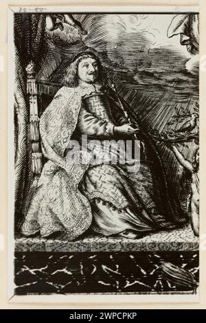 Fotografia di figure: Willem Hondius (1598-1652), ritratto di Władysław IV Vasa, frammento di una composizione raffigurante una porta trionfale eretta a Gdańsk in occasione del matrimonio di Władysław IV con Ludwika Maria Gonzaga nel 1646, nelle collezioni di Dominik Witke-Jeżewski nel 1914; Grodzki, Walenty (1873-1932); 1914 (1914-00-00-00-1914-00-00-00-00-00-00-00-00-00-00-00-00-00-00-00-00-00-00 Foto Stock