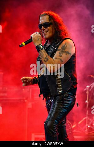 Stephen Pearcy di Ratt a Las Vegas Foto Stock