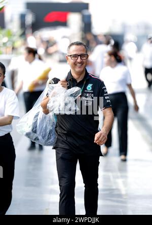 Durante il Gran Premio dell'Arabia Saudita di Formula 1 2024, 2° round del Campionato del mondo di Formula 1 2024 dal 7 al 9 marzo 2024 sul circuito di Jeddah Corniche, a Jeddah, Arabia Saudita - DPPI Foto Stock
