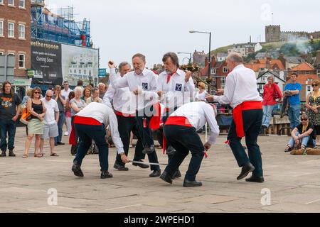 Le spade Southport alla Whitby Folk Week Foto Stock