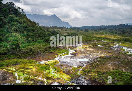 Parco nazionale di Puracé, Cauca, Colombia Foto Stock