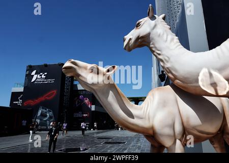 Jeddah, Arabia Saudita. 7 marzo 2024. Atmosfera da paddock. Formula 1 World Championship, Rd 2, Gran Premio dell'Arabia Saudita, giovedì 7 marzo 2024. Jeddah, Arabia Saudita. Crediti: James Moy/Alamy Live News Foto Stock