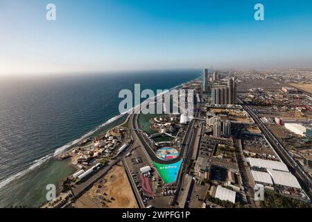 Jeddah, Arabie Saoudite. 7 marzo 2024. Illustrazione, pista, pista, durante la Formula 1 STC Saudi Arabian Grand Prix 2024, seconda prova del Campionato del mondo di Formula 1 2024 dal 7 al 9 marzo 2024 sul circuito di Jeddah Corniche, a Jeddah, Arabia Saudita - Photo Frédéric le Floc'h/DPPI Credit: DPPI Media/Alamy Live News Foto Stock