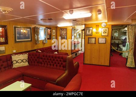 Il Royal Yacht Britannia, Edimburgo, Scozia Foto Stock