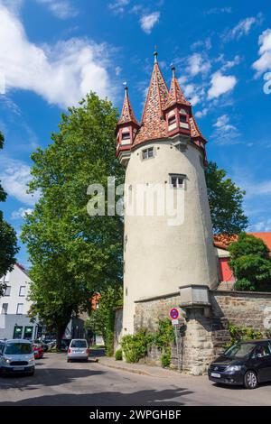 Diebsturm Thieves Tower Lindau Bodensee Schwaben Bayern, Baviera Germania Foto Stock