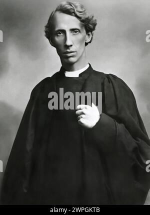 G. Campbell Morgan (1863–1945) fu un predicatore evangelico britannico e prolifico autore che trascorse molto tempo su entrambe le sponde dell'Atlantico e che servì in due diversi periodi della sua vita come pastore della Westminster Chapel a Londra dove fu mentore e gli succedette il Martyn Lloyd-Jones. (Foto c1906) Foto Stock