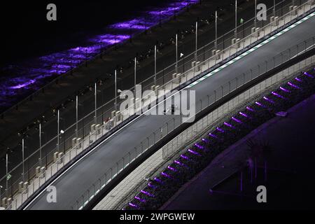 Durante il Gran Premio dell'Arabia Saudita di Formula 1 STC 2024, 2° round del Campionato del mondo di Formula 1 2024 dal 7 al 9 marzo 2024 sul circuito di Jeddah Corniche, a Jeddah, Arabia Saudita Foto Stock
