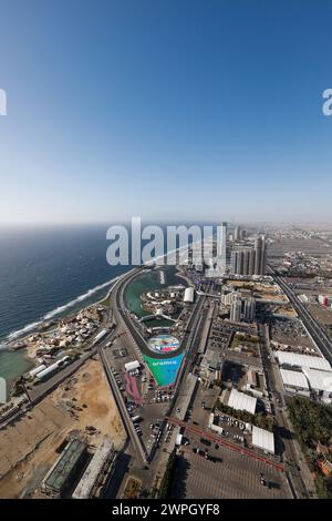 Jeddah, Arabia Saudita. 7 marzo 2024. Vista generale, Gran Premio di F1 dell'Arabia Saudita al Jeddah Corniche Circuit il 7 marzo 2024 a Jeddah, Arabia Saudita. (Foto di HOCH ZWEI) credito: dpa/Alamy Live News Foto Stock