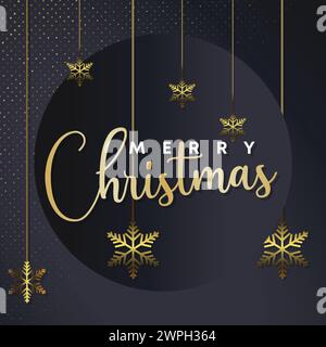 Promozione sconti natalizi - promozione promozione vacanze - banner stagionale. Moderno design per striscioni natalizie. Vacanze invernali buon Natale felice anno nuovo promozione saldi Illustrazione Vettoriale