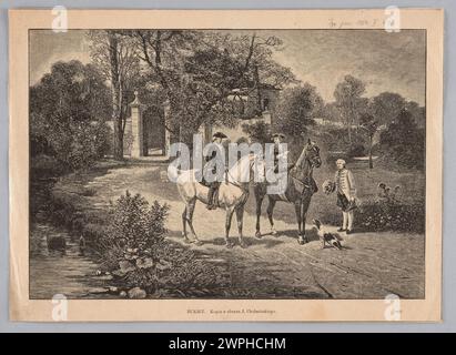 Riproduzione di immagini: Jan Chełmiński (1851-1925), bouquet; Z: 'Tygodnik Powszechny' 1884, No. 30 (luglio 27), p. 473; sconosciuto, Tygodnik Powszechny (Varsavia; rivista; 1877-1885); 1884 (1884-00-00-1884-00-00); Foto Stock