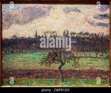 "The Meadows at Éragny, Apple Tree", 1894, Camille Pissarro (1830-1903), Thyssen Bornemisza Museum, Madrid, Spagna, Europa Foto Stock