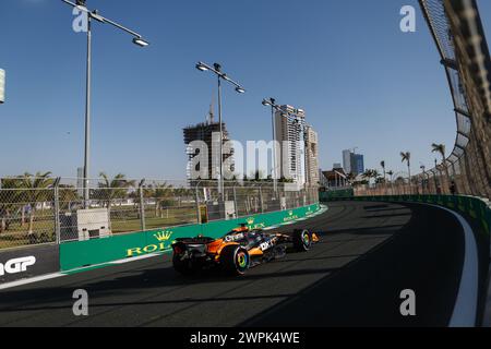 Durante il Gran Premio dell'Arabia Saudita di Formula 1 2024, 2° round del Campionato del mondo di Formula 1 2024 dal 7 al 9 marzo 2024 sul circuito di Jeddah Corniche, a Jeddah, Arabia Saudita - DPPI Foto Stock