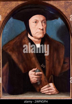 Bartholomäus Bruyn el Viejo (Wesel o Colonia, 1493-Colonia, 1555), Ritratto di un uomo della famiglia Weinsberg, Hacia 1538-1539 Foto Stock