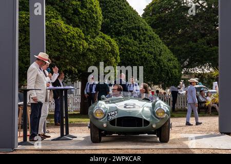 Aston Martin DB3S al Concours of Elegance Foto Stock