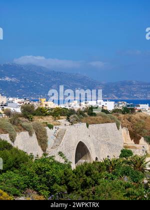 Porta di Betlemme, vista sopraelevata, città di Heraklion, Creta, isole greche, Grecia, Europa Copyright: KarolxKozlowski 1245-2868 Foto Stock