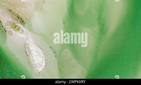 Aerea della laguna del fiume Klein, Hermanus, Provincia del Capo Occidentale, Sudafrica, Africa Foto Stock