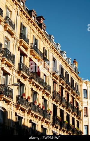 Città vecchia, Donostia, San Sebastian, Gipuzkoa, Paesi Baschi, Spagna, Europa Foto Stock