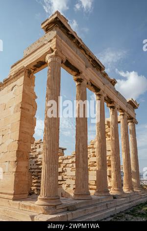 Eretteo, Acropoli, sito patrimonio dell'umanità dell'UNESCO, Atene, Attica, Grecia, Europa Foto Stock