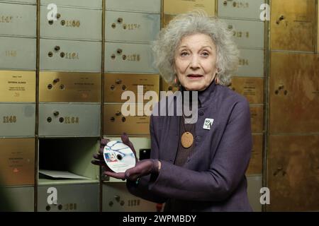 Marisa Paredes partecipa al Tribute on International Women's Day presso l'Istituto Cervantes di Madrid, 8 marzo 2024, Spagna Foto Stock