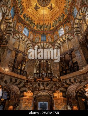 Cattedrale di Aquisgrana, NRW, Germania Foto Stock