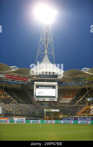 KERKRADE, Paesi Bassi. 8 marzo 2024. Calcio, olandese Keuken Kampioen Divisie, Roda JC - Ado Den Haag, Parkstad Limburg Stadium, stagione 2023/2024, panoramica dello stadio crediti: Tiri pro/Alamy Live News Foto Stock