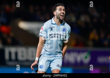 LEEUWARDEN, 08-03-2024, stadio Cambuur, calcio, olandese Keuken Kampioen Divisie, stagione 2023/2024, durante la partita Cambuur - de Graafschap, De Graafschap giocatore Mimoun Mahi crediti: Pro Shots/Alamy Live News Foto Stock