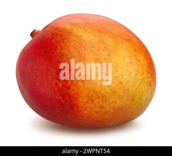 sentiero mango isolato su bianco Foto Stock