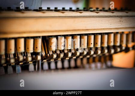 Impressioni di un laboratorio di pianoforte Foto Stock