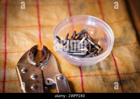 Impressioni di un laboratorio di pianoforte Foto Stock