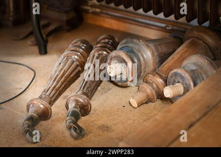 Impressioni di un laboratorio di pianoforte Foto Stock