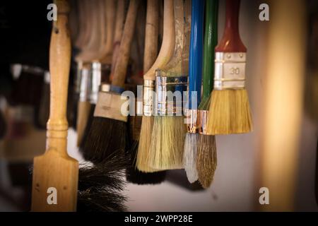 Impressioni di un laboratorio di pianoforte Foto Stock