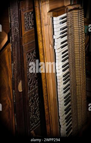 Impressioni di un laboratorio di pianoforte Foto Stock