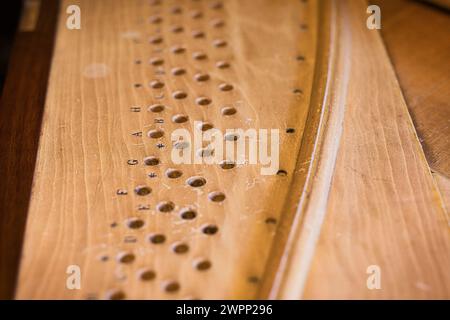 Impressioni di un laboratorio di pianoforte Foto Stock