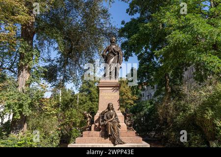 Il monumento di Mendelssohn a Lipsia, Sassonia, Germania Foto Stock