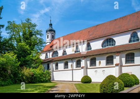 L'ex abbazia imperiale di Gutenzell era un convento cistercense fondato nel 1237 sul fiume Rot nell'attuale municipalità di Gutenzell-Hürbel nel distretto Svevo superiore di Biberach. Foto Stock