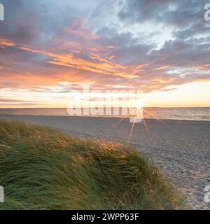 Spiaggia di Timmendorf sull'isola di Poel, Meclemburgo-Pomerania occidentale, Germania Foto Stock