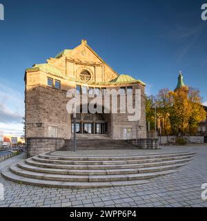 Vecchia sinagoga Essen, regione della Ruhr, Renania settentrionale-Vestfalia, Germania Foto Stock