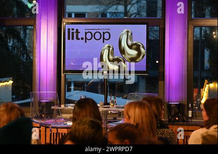 Colonia, Germania. 8 marzo 2024. Lit.pop come parte di Lit.Cologne, il festival internazionale della letteratura crediti: Horst Galuschka/dpa/Alamy Live News Foto Stock