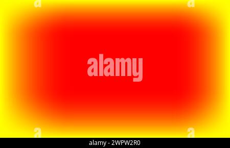 Sfondo termico a gradiente rosso e giallo brillante. modello di illustrazione colorata della mappa termica astratta Illustrazione Vettoriale