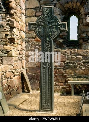 Kilmory Church, MacMillan's Cross, Kilmory Knap Chapel, Kilmory, Lochgilphead, Mid Argyll, Argyll e Bute (Strathclyde) Foto Stock