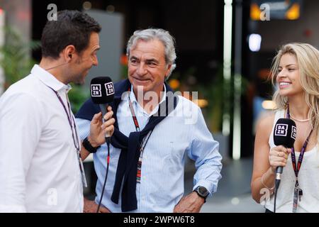 Jeddah, Arabie Saoudite. 9 marzo 2024. SAINZ Carlos (spa), ritratto, durante la Formula 1 STC Saudi Arabian Grand Prix 2024, 2° round del Campionato del mondo di Formula 1 2024 dal 7 al 9 marzo 2024 sul circuito di Jeddah Corniche, a Jeddah, Arabia Saudita - foto Frédéric le Floc'h/DPPI credito: DPPI Media/Alamy Live News Foto Stock