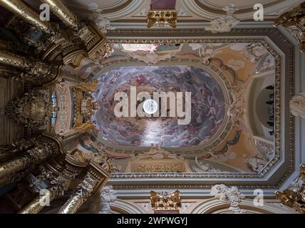 Cappella del Santissimo Sacramento, Cattedrale Latina, Basilica cattedrale dell'assunzione, Leopoli, Ucraina Foto Stock